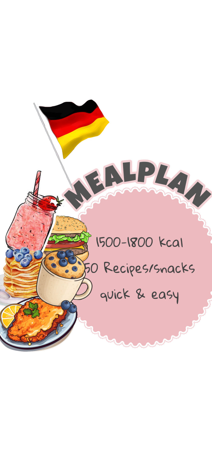 Mealplan 1500-1800kcal, Germany REWE